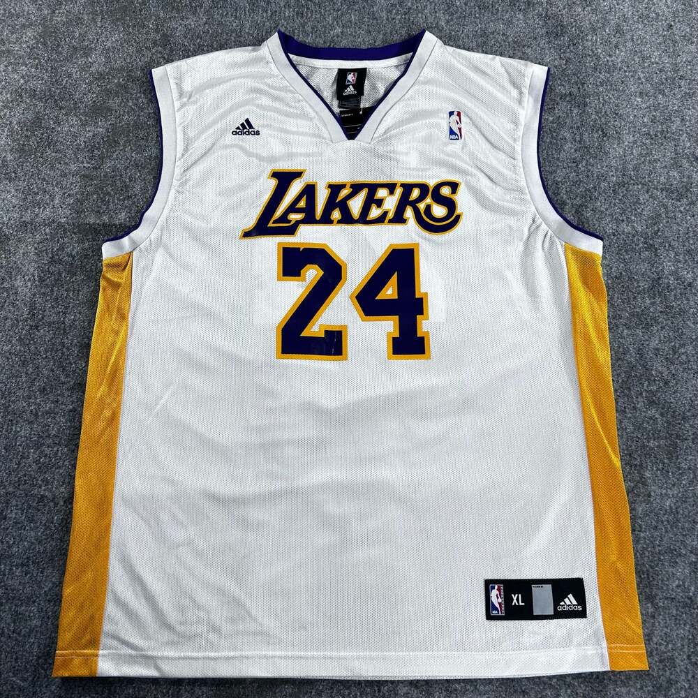 Vintage Adidas Kobe Bryant Los Angeles Lakers #24 Jersey NBA Mens XL‎